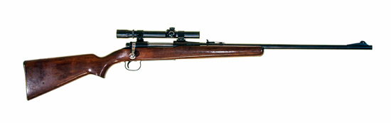 Remington Model 721 Bolt Action Rifle with Scope.